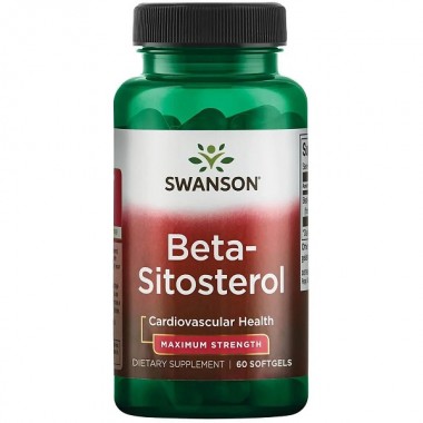 Бета-ситостерол Swanson Beta-Sitosterol Maximum Strength 160 mg 60 Softgels