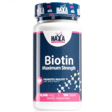 Биотин Haya Labs Biotin Maximum Strength 10000 mcg 100 Tabs