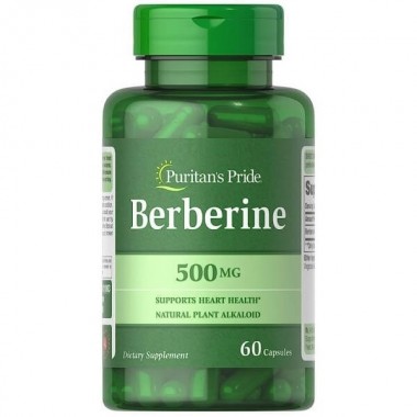 Барбарис Puritan's Pride Berberine 500 mg 60 Caps Барбарис Puritan's Pride Berberine 500 mg 60 Caps