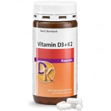 Витамин D Sanct Bernhard Vitamin D3 1000 IU + K2 100 mcg 180 Caps