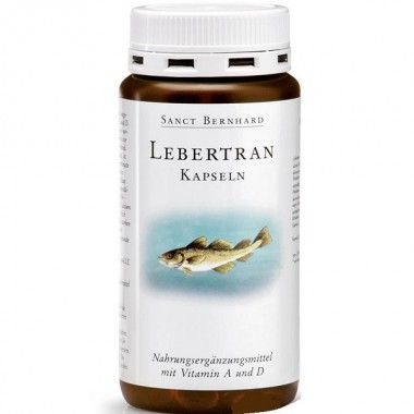 Жир из печени трески Sanct Bernhard Lebertran 500 mg 200 Caps