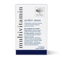 Витаминно-минеральный комплекс для мужчин New Nordic Multivitamin active man 60 Tabs Витаминно-минеральный комплекс для мужчин New Nordic Multivitamin active man 60 Tabs