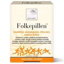 Витаминно-минеральный комплекс New Nordic Folkepillen (иммунитет, энергия, умственная активность) 60 tabs