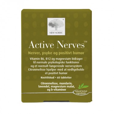 Комплекс для профилактики нервной системы New Nordic Active Nerves 60 Tabs