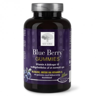 Комплекс для профилактики зрения New Nordic Blue Berry 60 Gummies