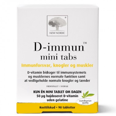 Витамин D New Nordic D-immun mini 90 Tabs