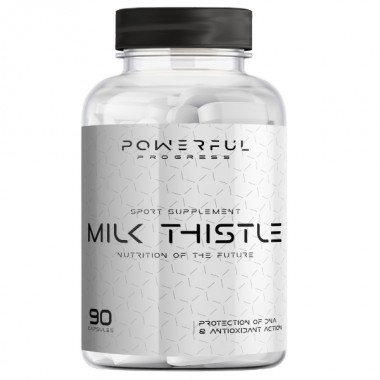 Натуральная добавка для спорта Powerful Progress Milk Thistle 90 Caps