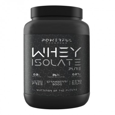 Протеин Powerful Progress Whey Isolate 500 g /16 servings/ Strawberry