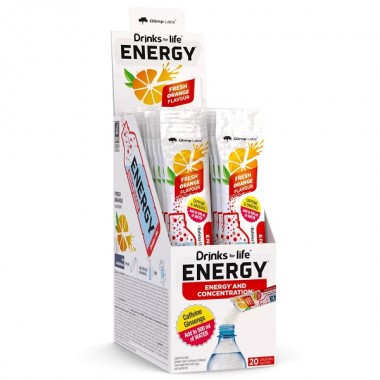 Энергетик Olimp Nutrition Drinks for life ENERGY 20 х 4 g Orange