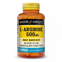 Аргинин Mason Natural L-Arginine 500 mg 60 Caps