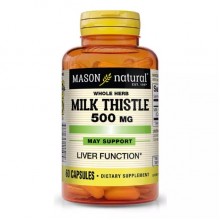 Расторопша Mason Natural Milk Thistle 500 mg 60 Caps