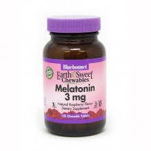 Мелатонин для сна Bluebonnet Nutrition Earth Sweet Chewables Melatonin 3 mg 120 Chewable Tabs Raspberry
