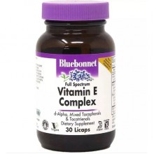 Витамин E Bluebonnet Nutrition Full Spectrum Vitamin E Complex 30 Caps