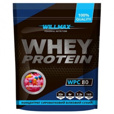 Протеин Willmax Whey Protein 80 920 g /23 servings/ Bubblegum