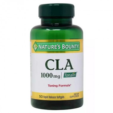 CLA для снижения веса Nature's Bounty CLA 1000 mg 50 Caps