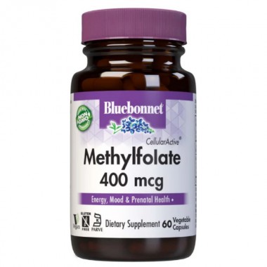 Фолиевая кислота Bluebonnet Nutrition Cellular Active Methylfolate 400 mcg 60 Veg Caps Фолиевая кислота Bluebonnet Nutrition Cellular Active Methylfolate 400 mcg 60 Veg Caps