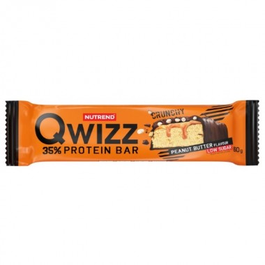 Протеиновый батончик Nutrend Qwizz Protein Bar 60 g Peanut Butter