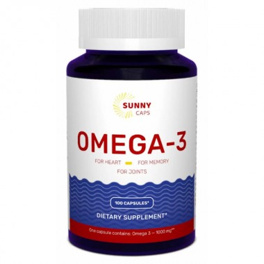 Омега 3 Sunny Caps Omega-3 1000 mg 100 Caps