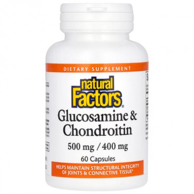 Препарат для суставов и связок Natural Factors Glucosamine & Chondroitin 60 Caps