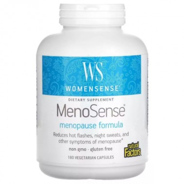 Комплекс при менопаузе Natural Factors WomenSense MenoSense Menopause Formula 180 Veg Caps Комплекс при менопаузе Natural Factors WomenSense MenoSense Menopause Formula 180 Veg Caps