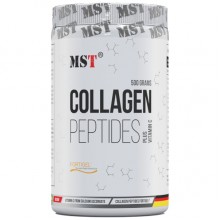 Хондропротектор (для спорта) MST Nutrition Collagen Peptides + Fortigel 500 g /50 servings/ Green Apple