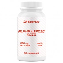 Альфа-липоевая кислота для спорта Sporter Alpha Lipoic Acid 300 mg 60 Caps Альфа-липоевая кислота для спорта Sporter Alpha Lipoic Acid 300 mg 60 Caps