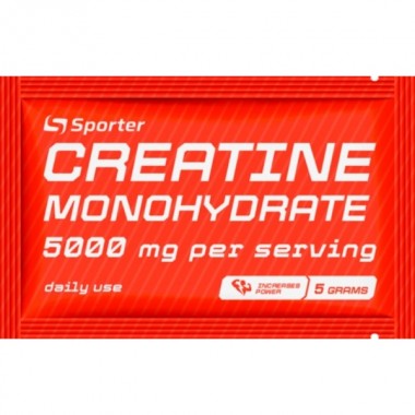 Креатин моногидрат Sporter Creatine Monohydrate 5 g Креатин моногидрат Sporter Creatine Monohydrate 5 g