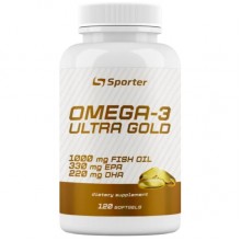 Омега для спорта Sporter Omega-3 Ultra Gold 120 Caps Омега для спорта Sporter Omega-3 Ultra Gold 120 Caps
