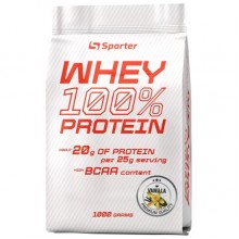 Протеин Sporter Whey 100% Protein 1000 g /40 servings/ Vanilla