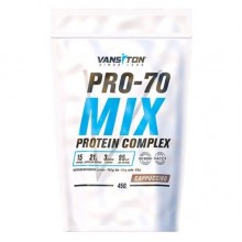 Протеин Vansiton Pro-70 Mix 450 g /15 servings/ Cappuccino