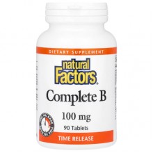 В комплекс Natural Factors Complete B 90 Tabs В комплекс Natural Factors Complete B 90 Tabs