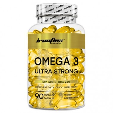 Омега для спорта IronFlex Omega 3 Ultra Strong 90 Caps