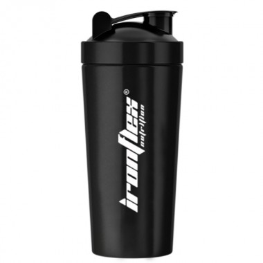 Шейкер IronFlex Steel Shaker 750 ml Black