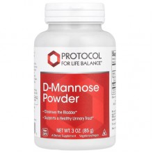 Урологический препарат Protocol for Life Balance D-Mannose powder 85 g /43 servings/ Урологический препарат Protocol for Life Balance D-Mannose powder 85 g /43 servings/