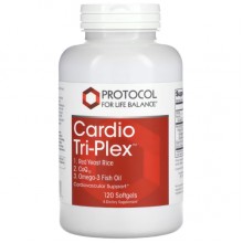 Комплекс для профилактики давления и кровообращения Protocol for Life Balance Cardio Tri-Plex 120 Softgels