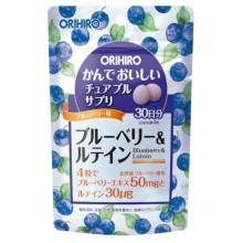 Комплекс для профилактики зрения Orihiro Blueberry & Lutein 120 Bonbons Комплекс для профилактики зрения Orihiro Blueberry & Lutein 120 Bonbons