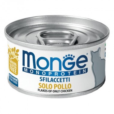  Monge Cat Wet MONOPROTEIN мясные хлопья курица 0,08 Кг