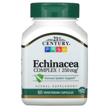 Эхинацея 21st Century Echinacea Complex 250 mg 60 Veg Caps Эхинацея 21st Century Echinacea Complex 250 mg 60 Veg Caps