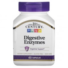 Пищеварительные ферменты 21st Century Digestive Enzymes 60 Caps Пищеварительные ферменты 21st Century Digestive Enzymes 60 Caps