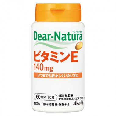Витамин E Asahi Dear-Natura Vitamin E (jar) 60 Tabs