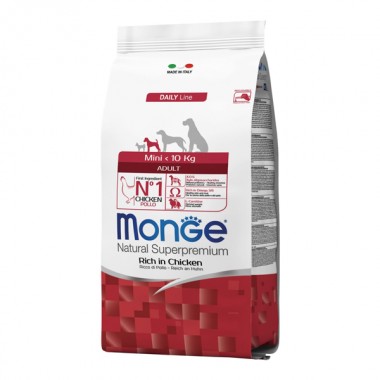  Monge Dog Mini Adult курица с рисом 0,8 Кг