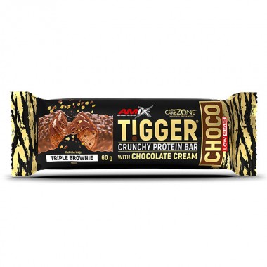 Протеиновый батончик Amix Nutrition Tigger Choco Crunchy Protein Bar 20 х 60 g Triple Brownie