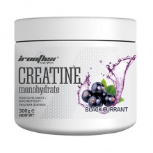 Креатин моногидрат IronFlex Creatine Monohydrate 300 g /120 servings/ Black Currant