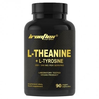 Аминокомплекс для спорта IronFlex L-Theanine + Tyrosine 90 Veg Caps Аминокомплекс для спорта IronFlex L-Theanine + Tyrosine 90 Veg Caps