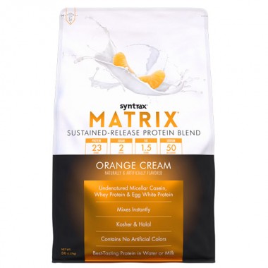 Протеин Syntrax Matrix 5.0 2270 g /76 servings/ Orange Cream