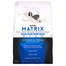 Протеин Syntrax Matrix 5.0 2270 g /76 servings/ Cookie&Cream Протеин Syntrax Matrix 5.0 2270 g /76 servings/ Cookie&Cream