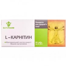 Карнитин Elit-Pharm L- Карнитин 80 таб