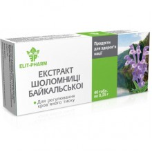 Комплекс для профилактики нервной системы Elit-Pharm Экстракт Шлемника Байкальского 40 таб