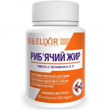 Омега 3 Elixir Рыбий жир 90 капс Омега 3 Elixir Рыбий жир 90 капс