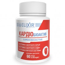 Комплекс для профилактики работы сердца Elixir Cardiobioactive 60 Caps Комплекс для профилактики работы сердца Elixir Cardiobioactive 60 Caps